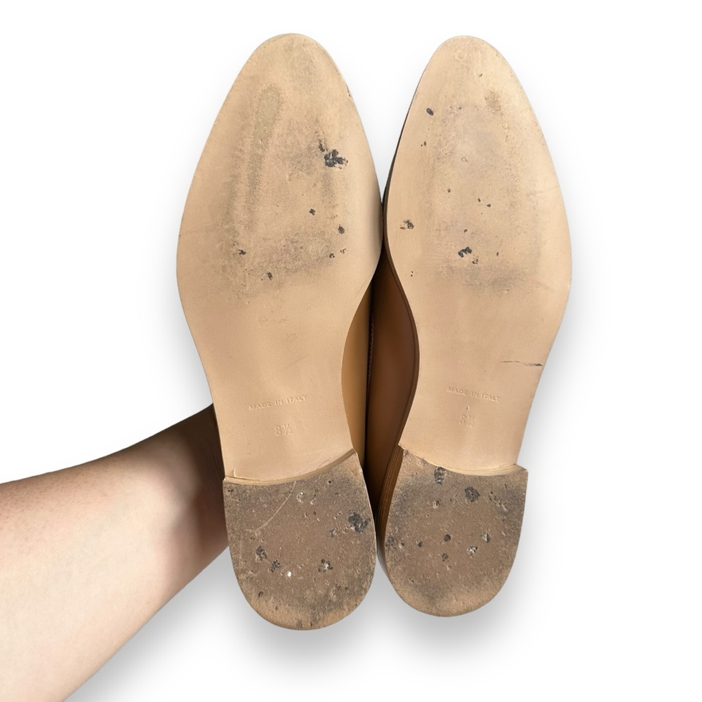 Everlane Camel The Modern Loafer Made in Italy Almond Toe Office Shoe Size 8.5 - Picture 12 of 14